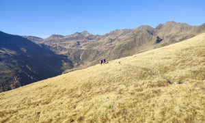Bergtour Hochalmspitze - Aufstieg, Rückblick Richtung Degenhorn