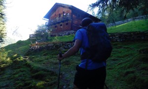 Bergtour Gabesitten - bei der Ahornalm