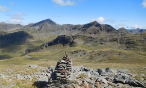 Bergtour Gabesitten - Gipfelsieg mit Blick zur Hochgrabe und Hohes Haus