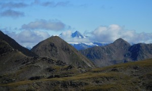 Bergtour Gabesitten - Blick zum Althaus, Großglockner und Kugelspitze