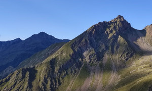 beim Sommerwand-Köpfl, Blick zur Kugelspitze, Regenstein und zum Rappler