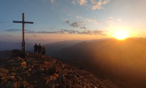 Gipfelsieg, Sonnenuntergang