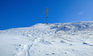 Skitour Kreuzspitze - Schlussaufstieg