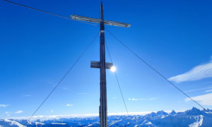 Skitour Kreuzspitze - Gipfelsieg