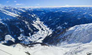 Skitour Kreuzspitze - Gipfelsieg, Blick nach Innervillgraten