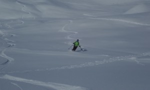 Skitour Gabesitten - Abfahrt
