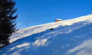 Skitour Gabesitten - Aufstieg Skitour Gabesitten - Aufstieg