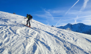 Skitour Gabesitten - Aufstieg Skitour Gabesitten - Aufstieg