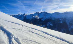 Skitour Gabesitten - Aufstieg mit Rappler, Gölbner und Gumriaul Skitour Gabesitten - Aufstieg mit Rappler, Gölbner und Gumriaul