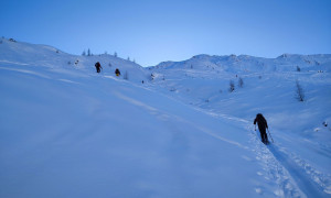 Bilder Skitour Hohes Haus - Aufstieg Bilder Skitour Hohes Haus - Aufstieg