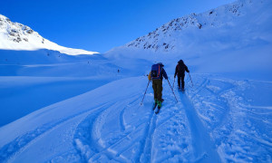 Bilder Skitour Hohes Haus - Aufstieg Bilder Skitour Hohes Haus - Aufstieg