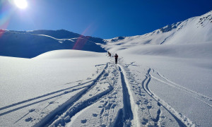 Bilder Skitour Hohes Haus - Aufstieg Bilder Skitour Hohes Haus - Aufstieg
