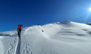 Bilder Skitour Hohes Haus - Schlussaufstieg Bilder Skitour Hohes Haus - Schlussaufstieg