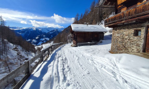 Bilder Skitour Hohes Haus - Abfahrt, bei der Schmidhofalm Bilder Skitour Hohes Haus - Abfahrt, bei der Schmidhofalm