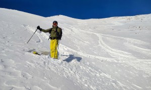 Skitour Pürglersgungge - Abfahrt mit Pulvergenuss