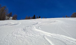 Skitour Pürglersgungge - Abfahrt mit Pulvergenuss