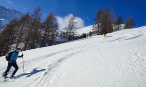 Skitour Pürglersgungge - Abfahrt mit Pulvergenuss