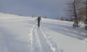 Skitour Tullenkogel - Aufstieg Compedal Hochalm