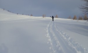 Skitour Tullenkogel - Aufstieg Compedal Hochalm