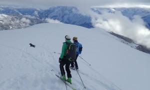 Skitour Tullenkogel - Abfahrt