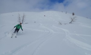 Skitour Tullenkogel - Abfahrt