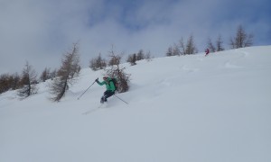 Skitour Tullenkogel - Abfahrt