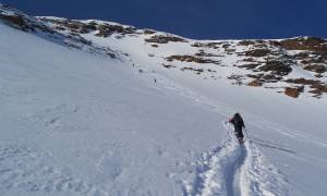 Skitour Schneebiger Nock - Aufstieg