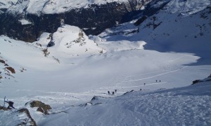 Skitour Schneebiger Nock - Schlüsselstelle