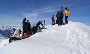 Skitour Schneebiger Nock - Gipfelsieg