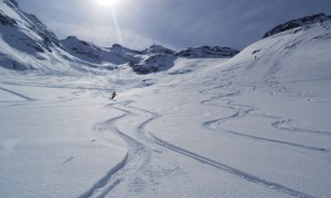 Skitour Schneebiger Nock - Abfahrt