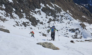 Skitour Riepenspitze - Aufstieg Skitour Riepenspitze - Aufstieg