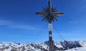 Skitour Riepenspitze - Gipfelsieg Skitour Riepenspitze - Gipfelsieg