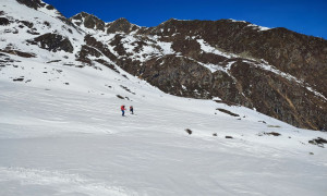 Skitour Riepenspitze - Abfahrt Skitour Riepenspitze - Abfahrt
