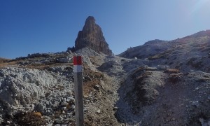 Klettersteig Toblinger Knoten - Blick zum Gipfel