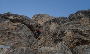 Klettersteig Toblinger Knoten - Einstieg Klettersteig
