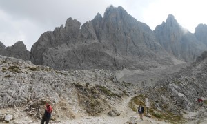 Klettersteig Cadinspitze - Zustieg Merlone