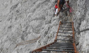 Klettersteig Cadinspitze - Merlone Leitern