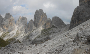 Klettersteig Sentiero Bonacossa Süd, Diavoloscharte - Tourbild