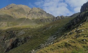 Bergtour Weiße Spitze - steiler Aufstieg