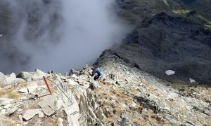 Klettersteig Glödis - Abstieg