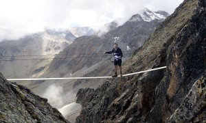 Klettersteig Glödis - Abstieg Seilbrücke
