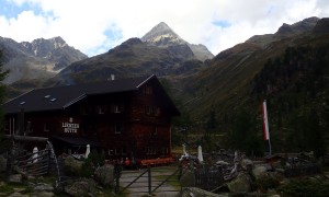 Klettersteig Glödis - Lienzer Hütte mit Gipfelblick