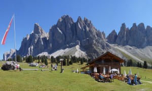 Klettersteig Sass Rigais - Gschagenhardtalm