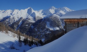 Skitour Althaus - Brandalm, Blick zum Rappler, Gölbner, Gumriaul