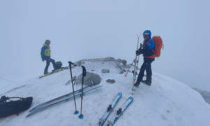Skitour Marchkinkele - Gipfelsieg