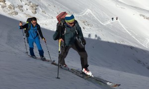 Skitour Cresta Bianca - bei der Querung