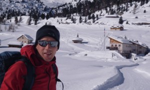 Skitour Zehnerspitze - Lavarellahütte