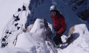 Skitour Zehnerspitze - kurzer Klettersteig