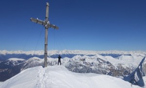 Skitour Zehnerspitze - Gipfelsieg