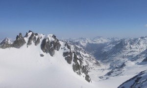 Hintere Jamspitze - Blick zur Vorderen Jamspitze